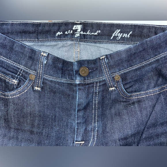 7 for All Mankind Dark Wash Denim Tall Woman 27x33 - Picture 10 of 14